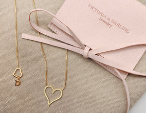 Gold Sweetheart Necklace Packaging